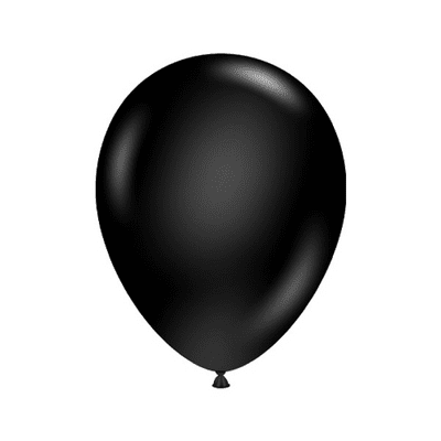 Black 5 inch Balloons - 5