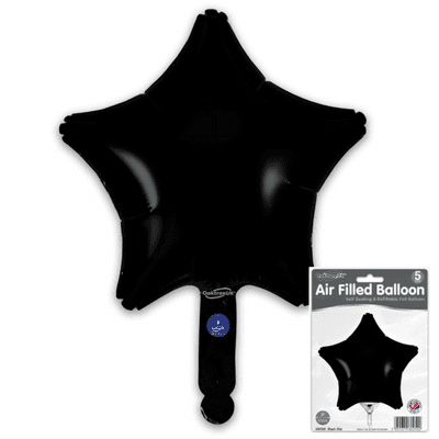 Black Mini Foil Balloon (9