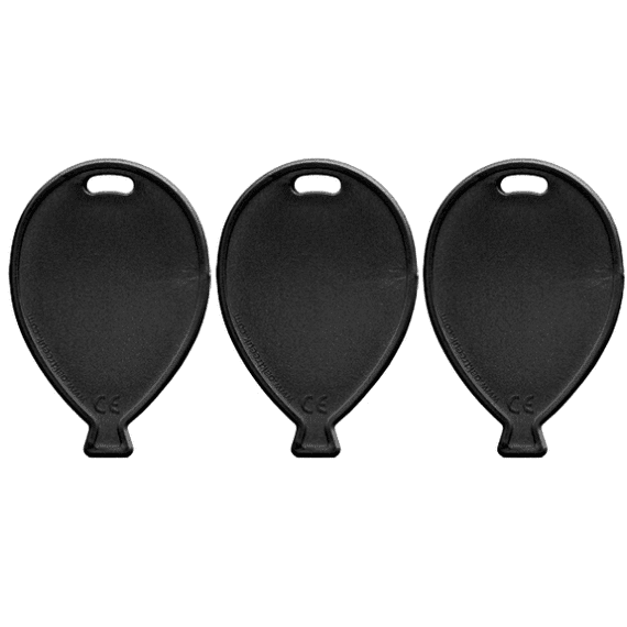Black Plastic Balloon Shape Weights | Free Delivery available