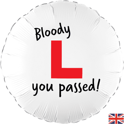 Bloody L You Passed Foil Balloon (18