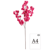 Blossom Spray Fuchsia 96cm | Eleganza Artificial Flowers