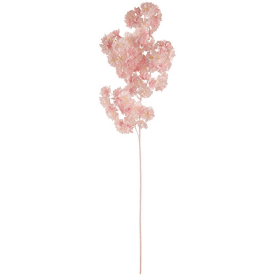 Blossom Spray Pink w. White Stem 98cm | Eleganza Artificial Flowers