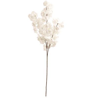 Blossom Spray (White) 96cm (Eleganza) 1pc