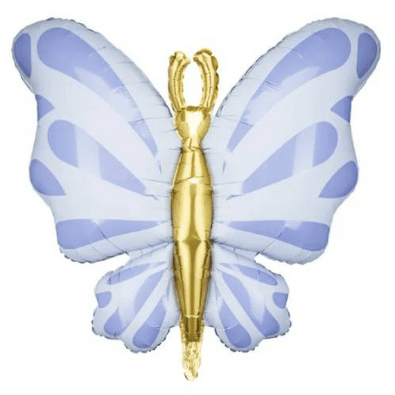 PartyDeco Blue Butterfly Foil Balloon | Wholesale