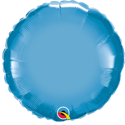 Blue Chrome Foil Balloon (18