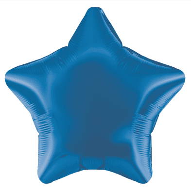 Blue Star Foil Balloon (19
