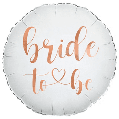 Bride To Be Rose Gold Foil Balloon 1pc (PartyDeco 18