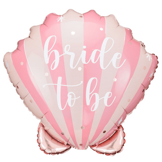 PartyDeco Bride To Be Seashell Foil Balloon | Wholesale