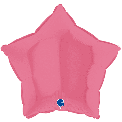Bubble Gum Star Foil Balloon (18