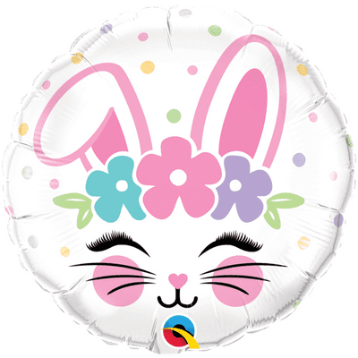 Bunny Face Foil Balloon (18