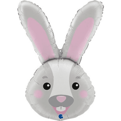 Bunny Head Large Foil Balloon 1pc (Grabo 31