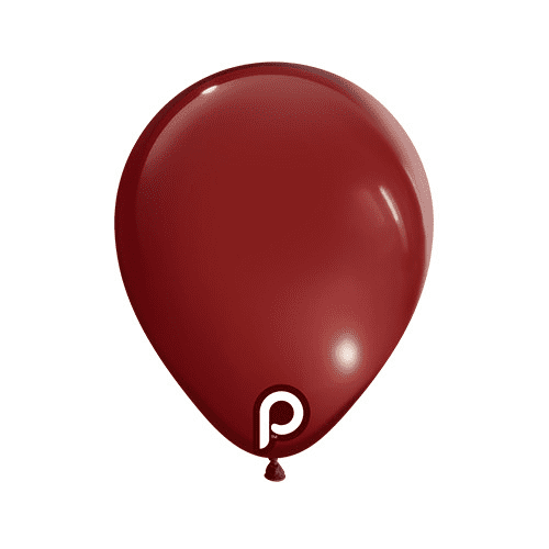 Burgundy 5 inch Balloons - Prima 5