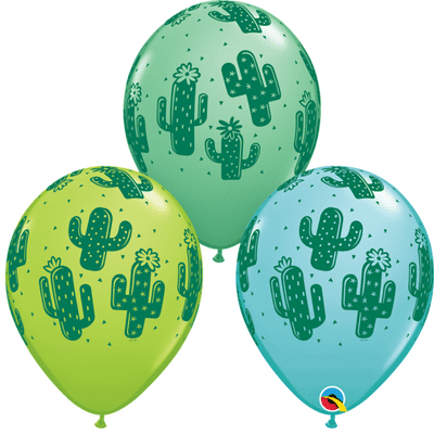 Cactuses Balloons - 11 Inch Balloons 6pcs
