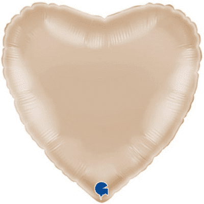 Californian Gold Heart Foil Balloon (18