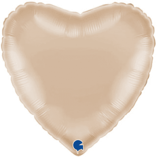Californian Gold Heart Foil Balloon - 18