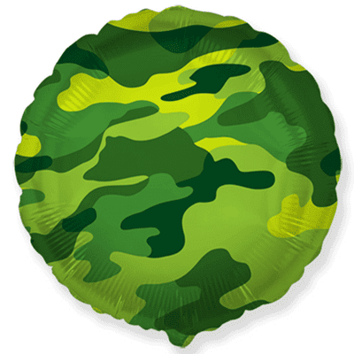Camouflage Foil Balloon 1pc (Flexmetal 18