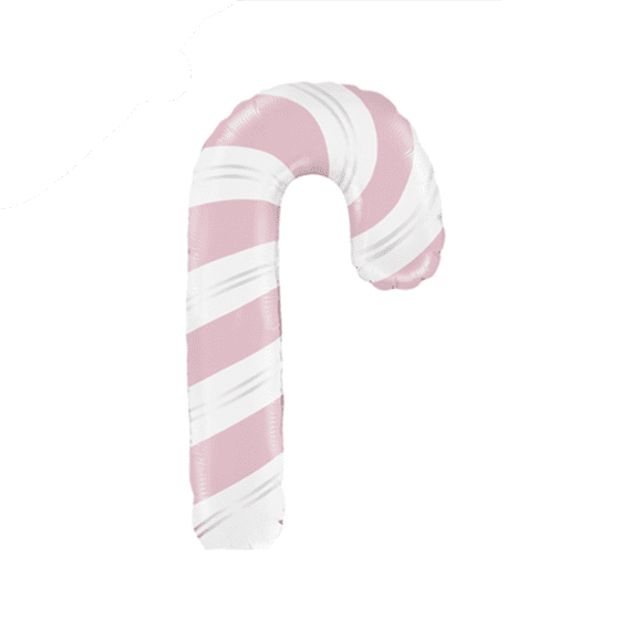 Candy Cane Pink Foil Balloon (14