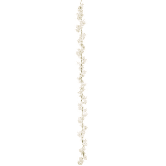 White Cherry Blossom Garland 1.8m | Eleganza Artificial Flowers