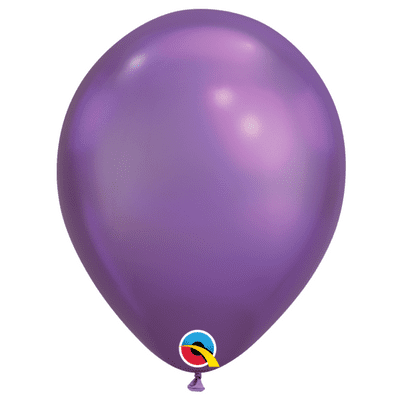 Chrome Balloons - Purple Chrome Balloons (100pcs) 11 Inch