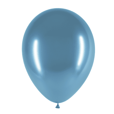 Chromium Blue 5 inch Balloons - Decotex 5