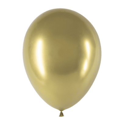 Chromium Gold 11 inch Balloons - Decotex 11