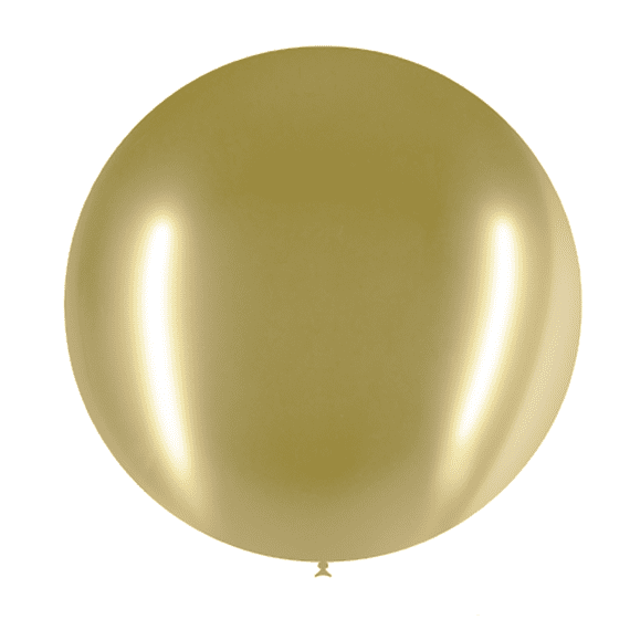Decotex Chromium Gold 24 inch Balloons - 24