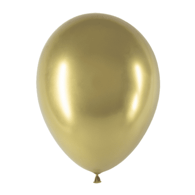 Chromium Gold 5 inch Balloons - Decotex 5