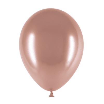 Chromium Rose Gold 5 inch Balloons - Decotex 5