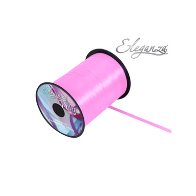 Classic Pink Ribbon for Balloons (Eleganza 500 yards x 5mm) 1pc
