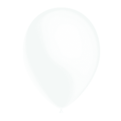 Clear 11 inch Balloons - Decotex 11