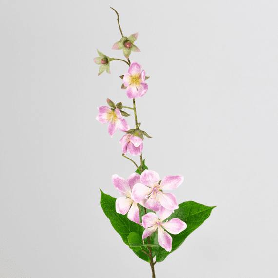 Clematis Spray Pink 78cm | Eleganza Artificial Flowers