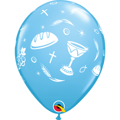 Communion Elements (Blue) - 11 Inch Balloons 25pcs
