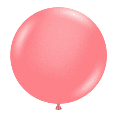 Coral 17 inch Balloons - Tuftex 17