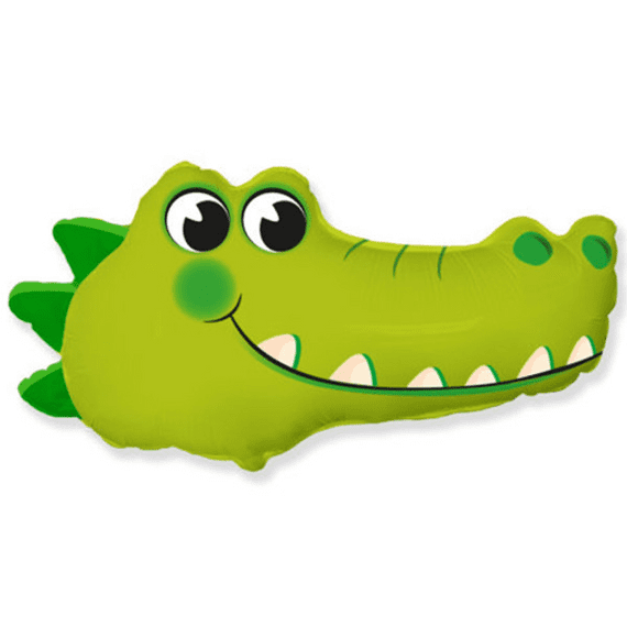 Flexmetal Crocodile Head Foil Balloon | Wholesale Balloons