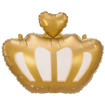 Crown Large Foil Balloon 1pc (PartyDeco 20