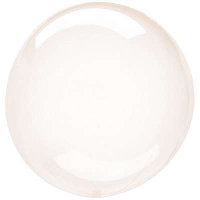 Crystal Clearz Balloon - Orange Crystal Clearz (18