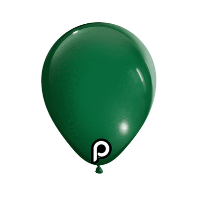 Dark Green 5 inch Balloons - Prima 5