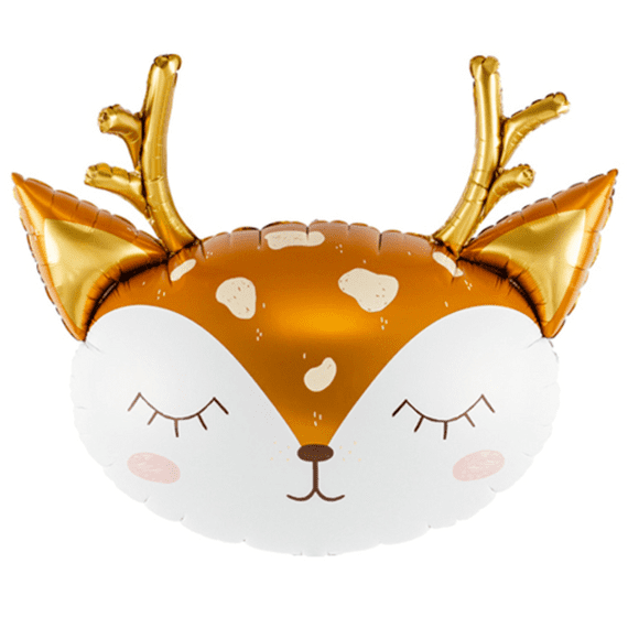 PartyDeco Deer Head Foil Balloon | Wholesale PartyDeco Balloons