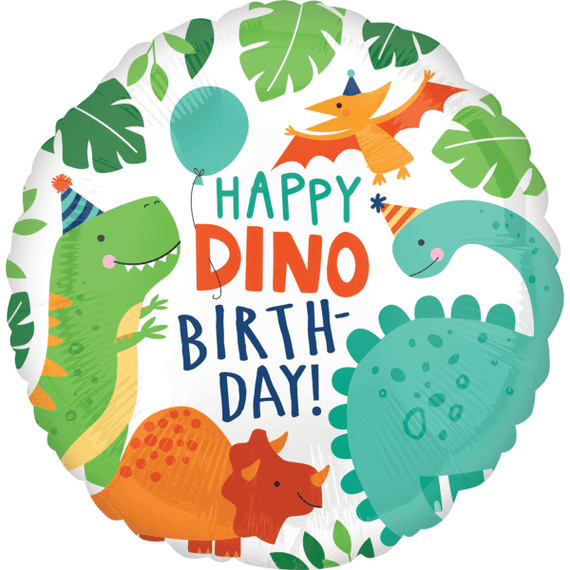 Dino-Mite Party Dinosaur Foil Balloon | Free Delivery available