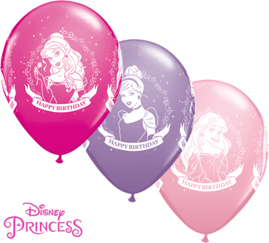 Disney Princess Latex Balloons | Birthday 25pcs | Free Delivery