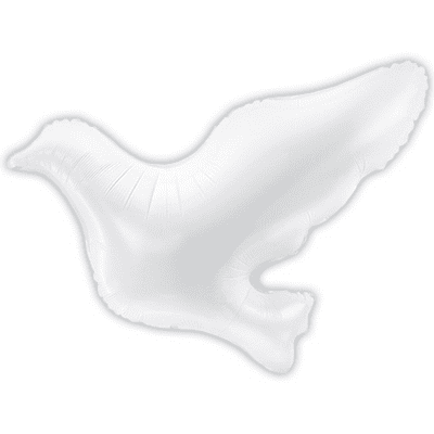 Dove Large Foil Balloon 1pc (PartyDeco 30