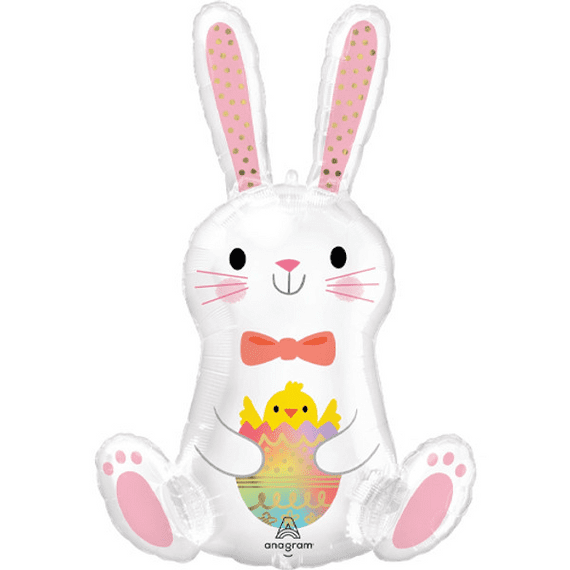 Large Easter Bunny Love Foil Balloons | Free Delivery available