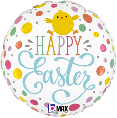 Easter Dots Chick Foil Balloon (18