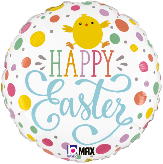 Easter Dots Chick Foil Balloon | Free Delivery available
