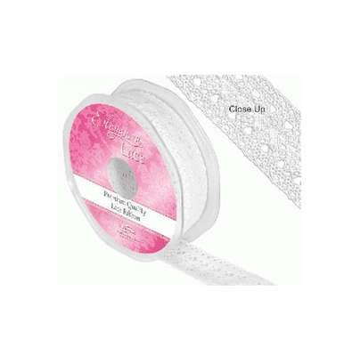 Eleganza Lace Victorian White 27mm x 10m (Eleganza) 1pc