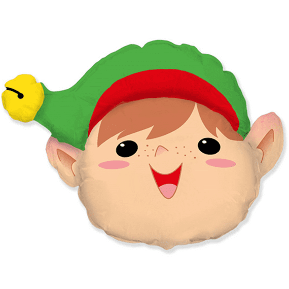 Flexmetal Elf Head Foil Balloon | Wholesale Flexmetal Balloons
