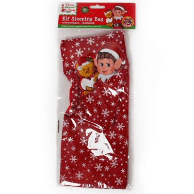 Elf Patterned Sleeping Bag with Pillow 1pc