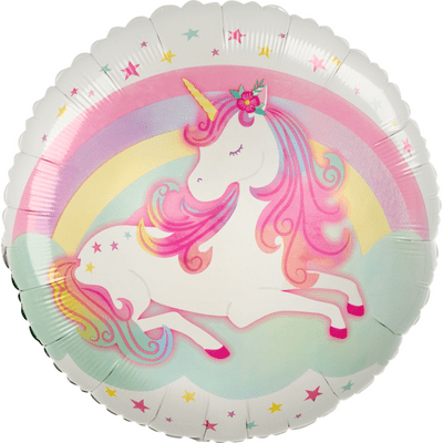 Enchanted Unicorn Foil Balloon (18