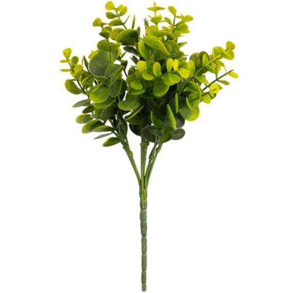 Sage Green Eucalyptus Bush 27cm | Eleganza Artificial Flowers