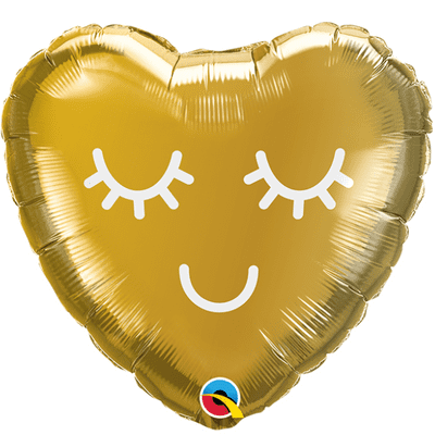 Eyelashes Gold Foil Balloon (9